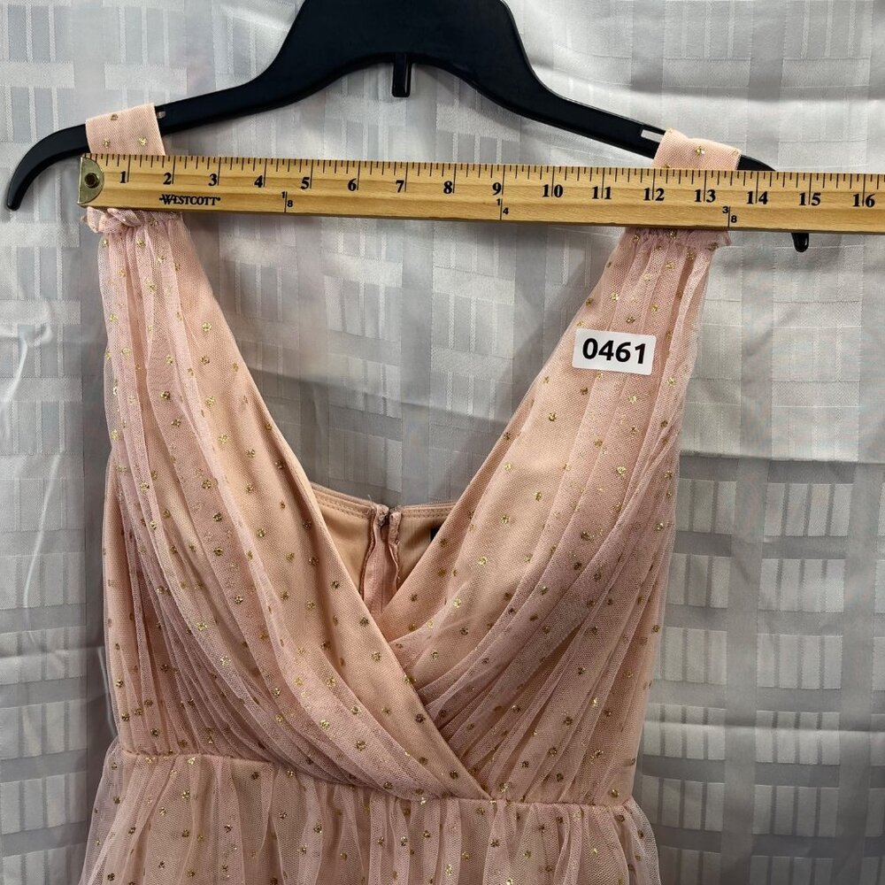 CITY TRIANGLES WOMEN/ YOUNG GIRLS DRESS SIZE 1COLOR ORANGE MELON CAP SLEEVE - Picture 5 of 13